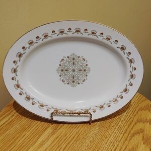 12" in Dynasty Floret Japan Fine China serving platter‎